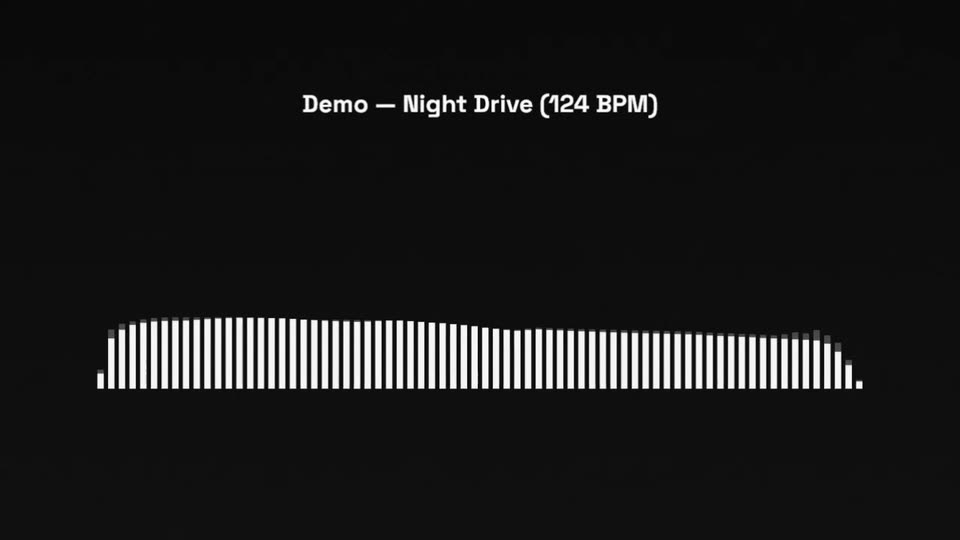 Minimal Bars template, rendered by WaveMotion