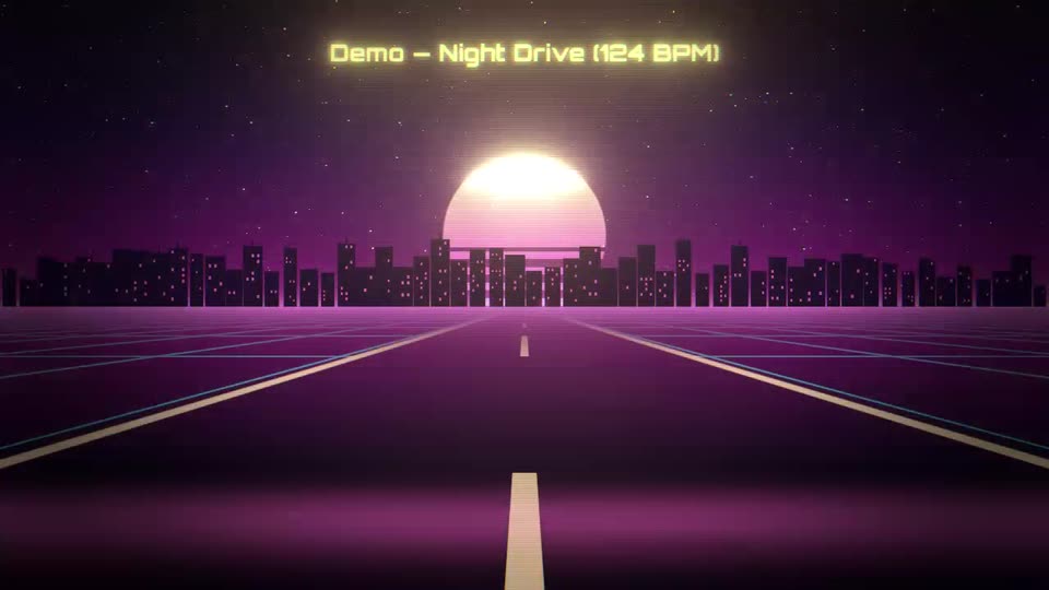 Night Drive template, rendered by WaveMotion