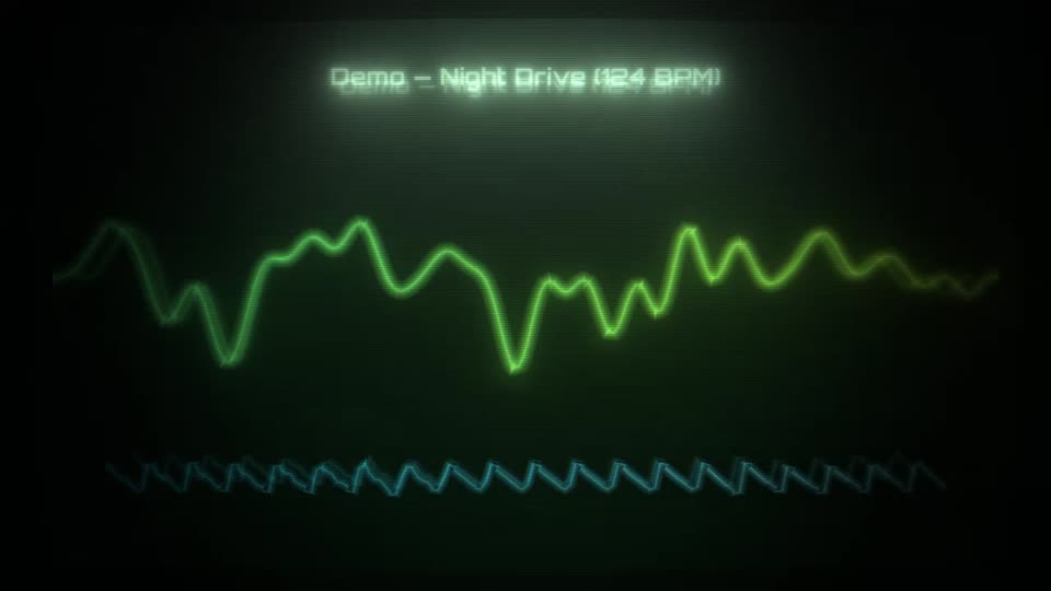 Oscilloscope template, rendered by WaveMotion