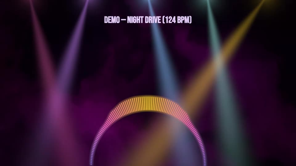 Stage Lights template, rendered by WaveMotion